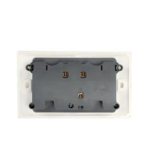 Modern White 1-Gang Wall Outlet 1 AC <b>Socket</b> 240V 10A IP20 Built-in Switch 2 <b>USB</b> 2 <b>USB</b>-C Ports Touch Control Wi-Fi Enabled - Product Image 3