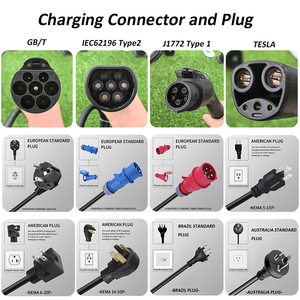 Chargeur de véhicule électrique portable XTEVSE 32A 7KW à courant alternatif rapide avec réservation de temps et courant réglable Type 2 pour l'Europe - Product Image 6