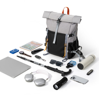 Mochila de Senderismo Impermeable de Gran Capacidad para Campamento al Aire Libre, con Compartimento para Laptop y Espacio para Esterilla de Yoga