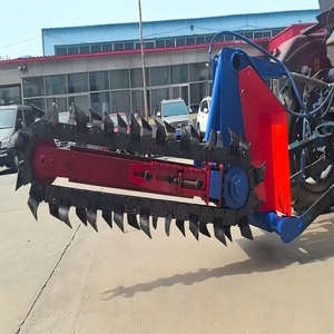 Tractor Attachment Ditcher Trencher Drainage Sloot Machine Motor Versnellingsbak Versnelling 1800Mm Werkdiepte 100-500 M/h Snelheid Gemakkelijk - Product Image 3