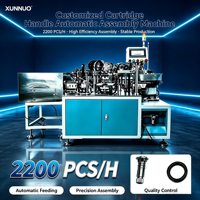 Máquina Ensambladora de Cartuchos Totalmente Automática Controlada por PLC XUNNUO 3000W con Motor Integrado