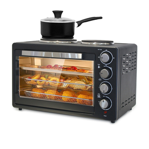 Cuisinière électrique multifonctionnelle 2000W à commande par bouton, <span class=keywords><strong>2</strong></span> brûleurs, avec <span class=keywords><strong>four</strong></span>, la plus vendue - Product Image 1