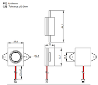 Haut-parleur de voiture passif portable de haute qualité, petit, à basse fréquence, pleine gamme, JL JL-15 31*28mm 2831 4ohm 3W