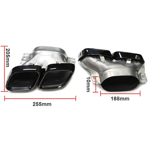 Punta de escape de acero inoxidable 304 para coche, punta de silenciador <span class=keywords><strong>AMG</strong></span>, tubo de escape para Benz GLE Class W167 W206 W223 up GLE63 GLE350 GLE450 - Product Image 4