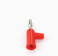 4mm Type de pistolet à sertir Cuivre Nickelé Fiche banane Connecteurs de pointe Fiche audio Connexion à vis sans soudure