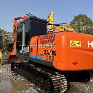 Grande pelle sur chenilles Hitachi ZX200 20 tonnes d'occasion, prix bas, haute qualité, équipement de construction Hitachi 200 - Product Image 1