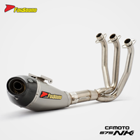 Sistema de escape de motocicleta Forsound a precio mayorista, silenciador de montaje bajo, sistema deslizante para CFmoto 675NK 675SR