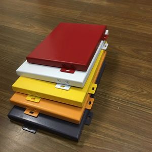 Panneau de placage en alliage d'aluminium personnalisé avec revêtement en PVDF Façade extérieure en tôle d'aluminium pour revêtement mural décoratif - Product Image 4