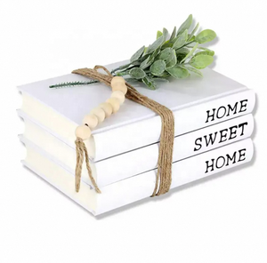 Porte-livres en bois artisanal moderne - Accessoires décoratifs pour la maison, pour les anniversaires et l'affichage de livres empilés - Product Image 5