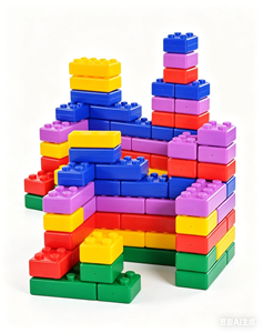 Blocs de Construction géantes en plastique pour enfants, 1000 pièces, blocs géantes, multi-couleurs, jeu éducatif, Center de jeu - Product Image 5