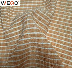 Knittergewebe mit Gitterstruktur, Strickstoff für Kleidung, Kleid, Gestrickter Knitterstoff, Neue Mode Plissierter Crêpe-Stoff - Product Image 1