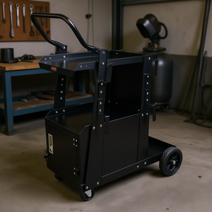 Carrito de Soldadura con Capacidad de 265 LBS, Gabinete con Cerradura, Ruedas Giratorias de 360 Grados, Almacenamiento de Tanques, Almacenamiento de Herramientas Industriales, Garantía de 3 Años - Product Image 2