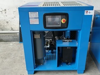 Compresseur d'air industriel à vis 7,5 kW 10 CV avec réservoir de 1 m³, 0,8 MPa 116 PSI 25 CFM en stock pour atelier et garage