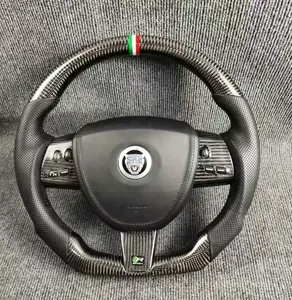 Volant en fibre de carbone personnalisé au <span class=keywords><strong>prix</strong></span> d'usine pour la série <span class=keywords><strong>Jaguar</strong></span> avec palettes étendues - Product Image 6