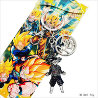 11 Styles DBZ Dragon Son Goku Vegeta Shenron Anime alliage porte-clés dessin animé métal porte-clés porte-clés bijoux accessoires cadeau