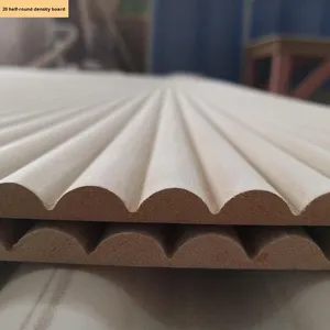 Hiện đại hình học 3D sóng gỗ tùy chỉnh tường trang trí nội thất bảng <span class=keywords><strong>MDF</strong></span> Hội Đồng Quản Trị cho phòng khách - Product Image 4