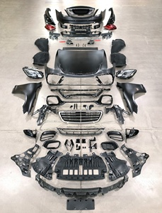 ชุดบอดี้ <span class=keywords><strong>W221</strong></span>สำหรับ <span class=keywords><strong>Mercedes</strong></span> <span class=keywords><strong>Benz</strong></span> 2006-2013 <span class=keywords><strong>S65</strong></span> S63 W222สไตล์กระโปรงข้างกันชนหน้า - Product Image 6