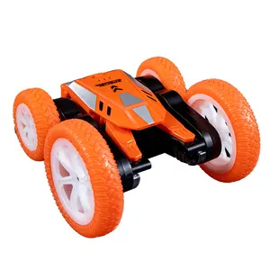 New Type Popula Rc Street Dance Stunt Car 2.4ghz 4wd Remote Control Rc Car Double Sided Drive Led Light Music Car Toys For Kids