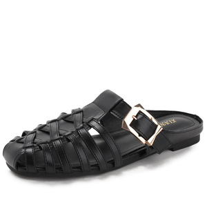 Elegant T-Strap <b>Flat</b> <b>Sandals</b> Microfiber Leather Open Toe Summer Women Shoes Breathable Slip-On Rubber Outsole - Product Image 5
