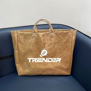 Sac fourre-tout en PVC réutilisable DuPont, écologique, durable, en Tyvek, lavable, pour les courses, avec logo personnalisable - Product Image 3
