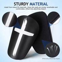 Piuluvor Mini protège-tibias de football ultra légers 40g, protection de base, extra petits 10 6,3 cm, toutes saisons, pour hommes et femmes