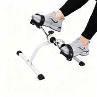 Mini Bicicleta Estática para Debajo del Escritorio, Pedalador para Ejercitar Brazos y Piernas, Máquina de Ejercicio para Uso Doméstico