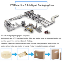 Machine d'emballage automatique complète pour savon en barre, machine d'emballage en forme de coussin, machine d'emballage en carton pour savon