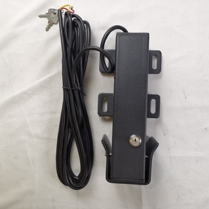 <span class=keywords><strong>Serrure</strong></span> <span class=keywords><strong>électrique</strong></span> professionnelle 24V de noir en métal <span class=keywords><strong>pour</strong></span> la porte d'oscillation de jardin - Product Image 5