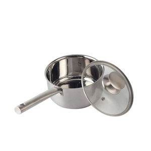 ชุดเครื่องครัวสแตนเลสกระทะซอสหม้อทำอาหารแบบเหนี่ยวนำพร้อมฝาปิด - Product Image 2