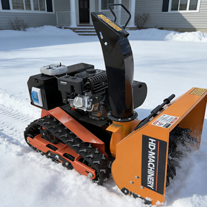 Soplador de nieve con orugas a precio más económico / Mini para limpieza de carreteras, estructura de cuchilla plana simple, diseño de cuchilla de una pieza, fácil de instalar - Product Image 2
