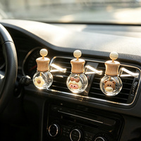 Diffuseur d'huiles essentielles pour voiture, flacon de parfum pour voiture, aromathérapie, rafraîchisseur d'air pour voiture, flacon de parfum miniature rechargeable en verre 10ml