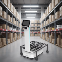 Robot mobile autonome (AMR) pour la navigation intérieure, le contrôle sans fil et la surveillance à distance, idéal pour les entrepôts, les usines et les halls.