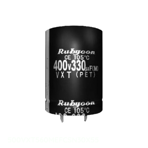 ตัวเก็บประจุแบบสแนป th 560 uF รูผ่านรู500VXT560MEFCSN30X55สารส้ม560 uF 20% 500V - Product Image 1