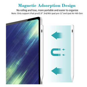 Stylet capacitif actif Wisoneng 2e génération, métallique, avec rejet de la paume, attraction magnétique, pointe remplaçable, blanc, 20 heures d'autonomie active - Product Image 6