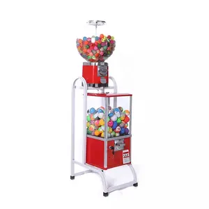 Machine de vente de bonbons en vrac à Double couche gashapon, jouets à boules rebondissantes