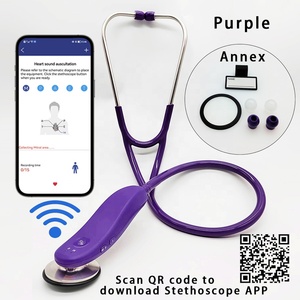 Estetoscopio Inteligente Eléctrico Bluetooth HMYL HM-9260 Clase I Específico para Bebés - Escucha y Graba Sonidos Cardíacos y Pulmonares, Digital Electrónico, CE - Product Image 3