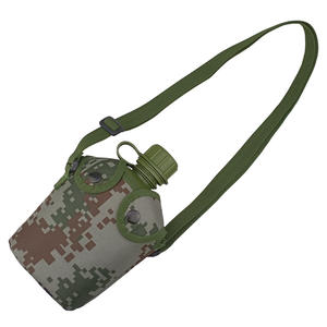 Free sample Popular <b>2L</b> Green Outdoor Camping Hiking Sport Drinking Canteen <b>Water</b> <b>Bottle</b> with Cover from Factory - Product Image 3