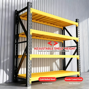 Étagère à roulettes pliable en acier au carbone à 5 niveaux, gain de place, portable, robuste, de qualité supérieure, pour usage industriel - Product Image 4