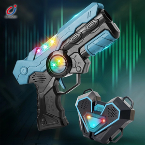 Chengji hồng ngoại Đồ chơi súng Laser Trò chơi bắn súng ánh sáng mát mẻ âm nhạc Thiết kế trẻ em Laser chiến đấu Đồ chơi thiết lập với súng và lá chắn - Product Image 3