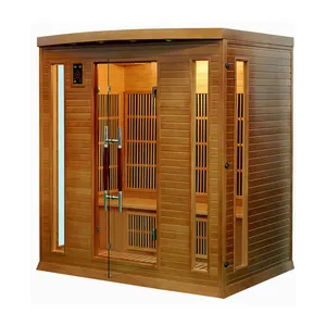 Customized Transportable 4 Person Far Infrared Indoor Sauna Room