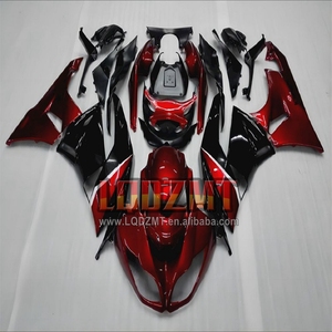 Injection Pour KAWASAKI blanc rouge <span class=keywords><strong>NINJA</strong></span> ZX 6R <span class=keywords><strong>636</strong></span> C ZX6R ZX-<span class=keywords><strong>636</strong></span> 13 15 16 17 18 43No.42 ZX636 ZX-6R <span class=keywords><strong>2013</strong></span> 2015 2016 2018 Carénage - Product Image 3