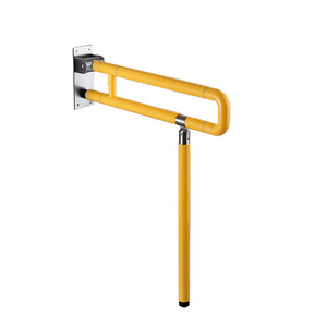Barres d'appui pliantes pour salle de bain, grande réputation, en acier inoxydable 012, antidérapantes, pour personnes âgées et handicapées - Product Image 2
