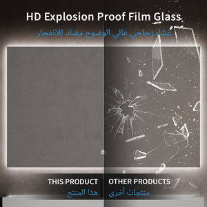 <span class=keywords><strong>2025</strong></span> mới nhất thông minh LED Bath Gương hình chữ nhật hiện đại chống sương mù treo tường gương với điều khiển cảm ứng, Dimmable đèn - Product Image 2