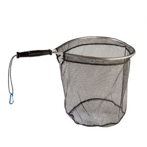 Topline nouveau Design 50CM alliage d'aluminium Nylon caoutchouc <span class=keywords><strong>carpe</strong></span> poisson atterrissage rapide pliant poignée filet de pêche sur glace - Product Image 1