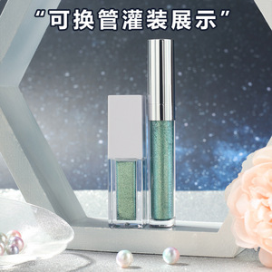 Liquid Eyeshadow 5ml Waterproof Shimmery Highlighting Under Eye <b>Makeup</b> Pink Mauve Blue Green Mermaid Color Single Color - Product Image 4