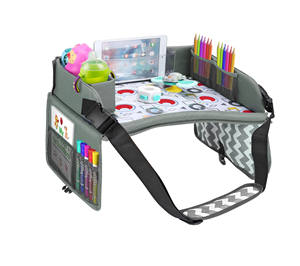 Free sample Portable Foldable Toddler Children'S Educational Car Seat Lap Activity Travel Tray for Kids in Car - Product Image 1