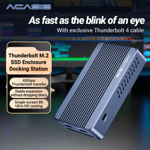 การปรับแต่ง6-in-1 40Gbps <span class=keywords><strong>M</strong></span>.2 NVMe SSD Enclosure & DP Station DP 8K60Hz เข้ากันได้กับ - Product Image 2