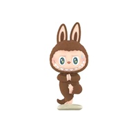 POPMART Original Labubu Lazy Yoga Series Authentique PVC Boîte Mystère Chiffres TheMONSTERS Labubus Peluche Poupées Jouet Coffrets Cadeaux