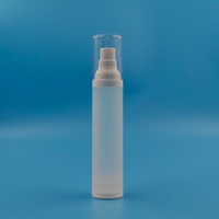 Bouteilles de pompe sans air en plastique vides de 15ml 20ml 30ml 50ml pulvérisateur de brume fine de parfum cosmétiques AS bouteille de pompe sans air bouteille mate