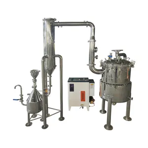 100L CE certified frankincense lemongrass essential oil extracting machine and distillation equipment